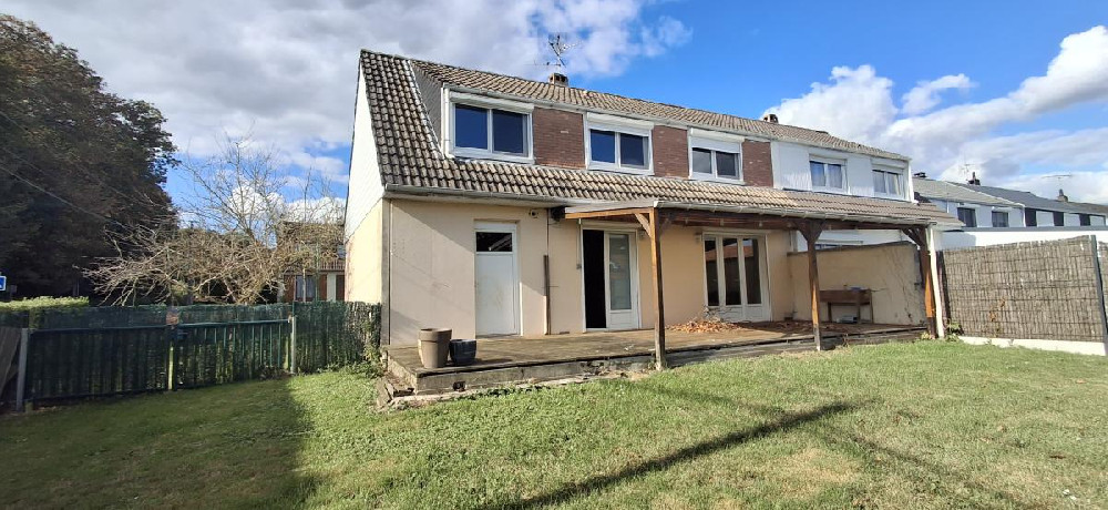 Maison semi-individuelle à ATTICHES de 101 m2 4 chambres + 1 bureau